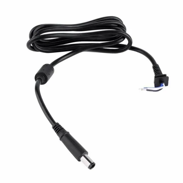 SIFIR HP BORU UÇ 1.8 METRE 7.4 MM X 5.0 MM İÇİN İĞNE UÇLU 45W 65W 90W UYUMLU ADAPTÖR DC KABLO